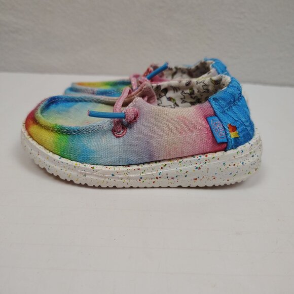 Hey Dude Toddler Wendy Dreamer Magic Multicolor Slip On Sneaker Size K7 - Picture 2 of 6